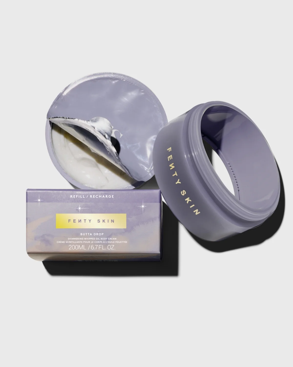 Butta Drop Whipped Oil Body Cream with Tropical Oils + Shea Butter — Fenty Fresh Shimmering - Image 10