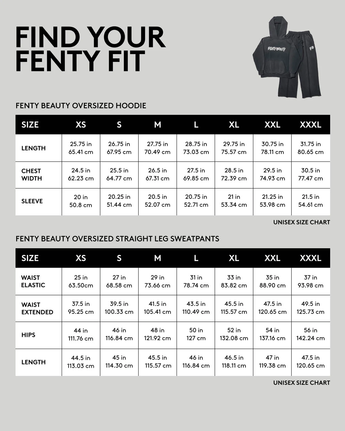 Fenty Beauty Oversized Unisex Hoodie and Sweatpant Set - Image 11