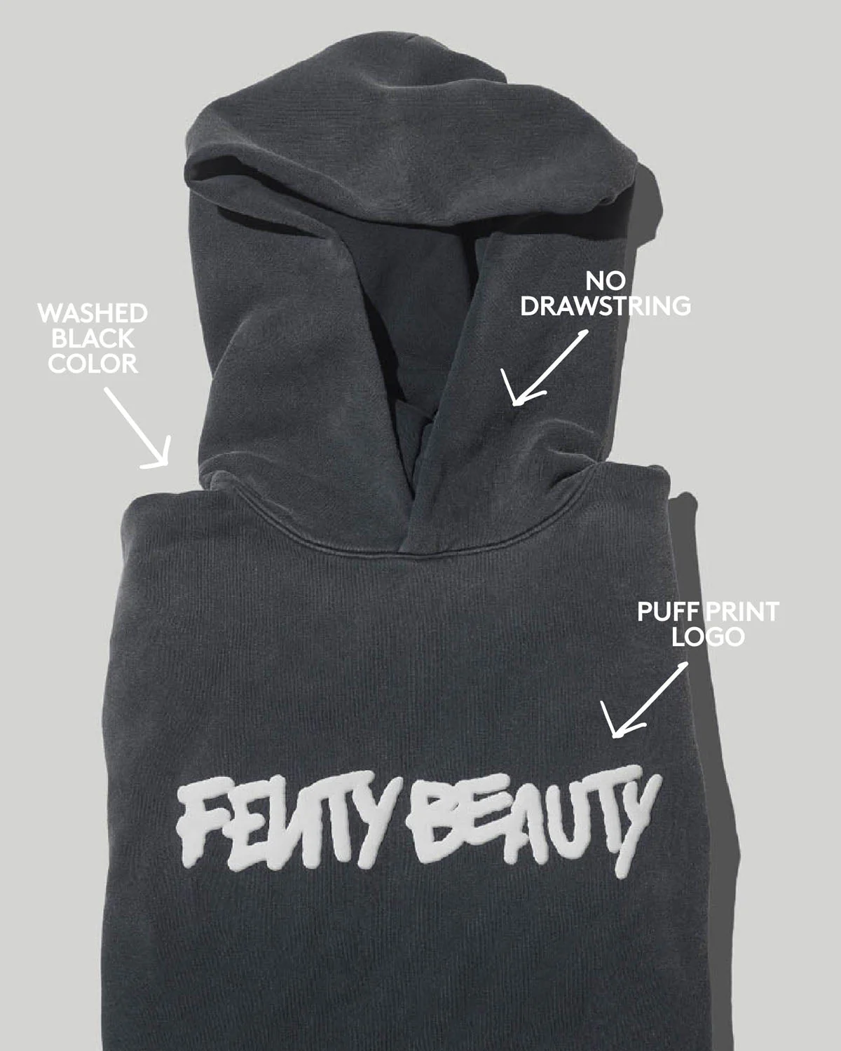 Fenty Beauty Oversized Unisex Hoodie — S - Image 3