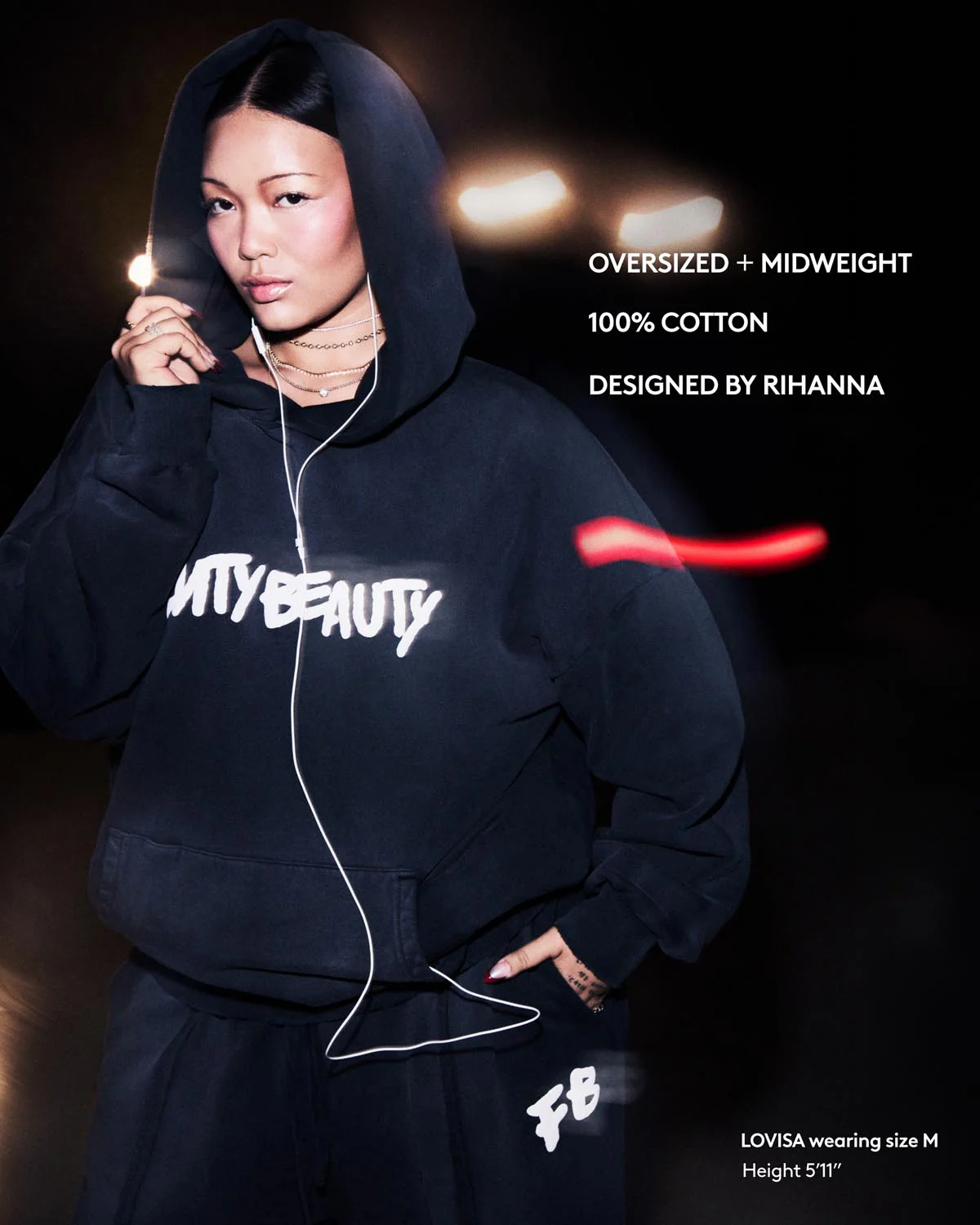 Fenty Beauty Oversized Unisex Hoodie — XXXL - Image 2