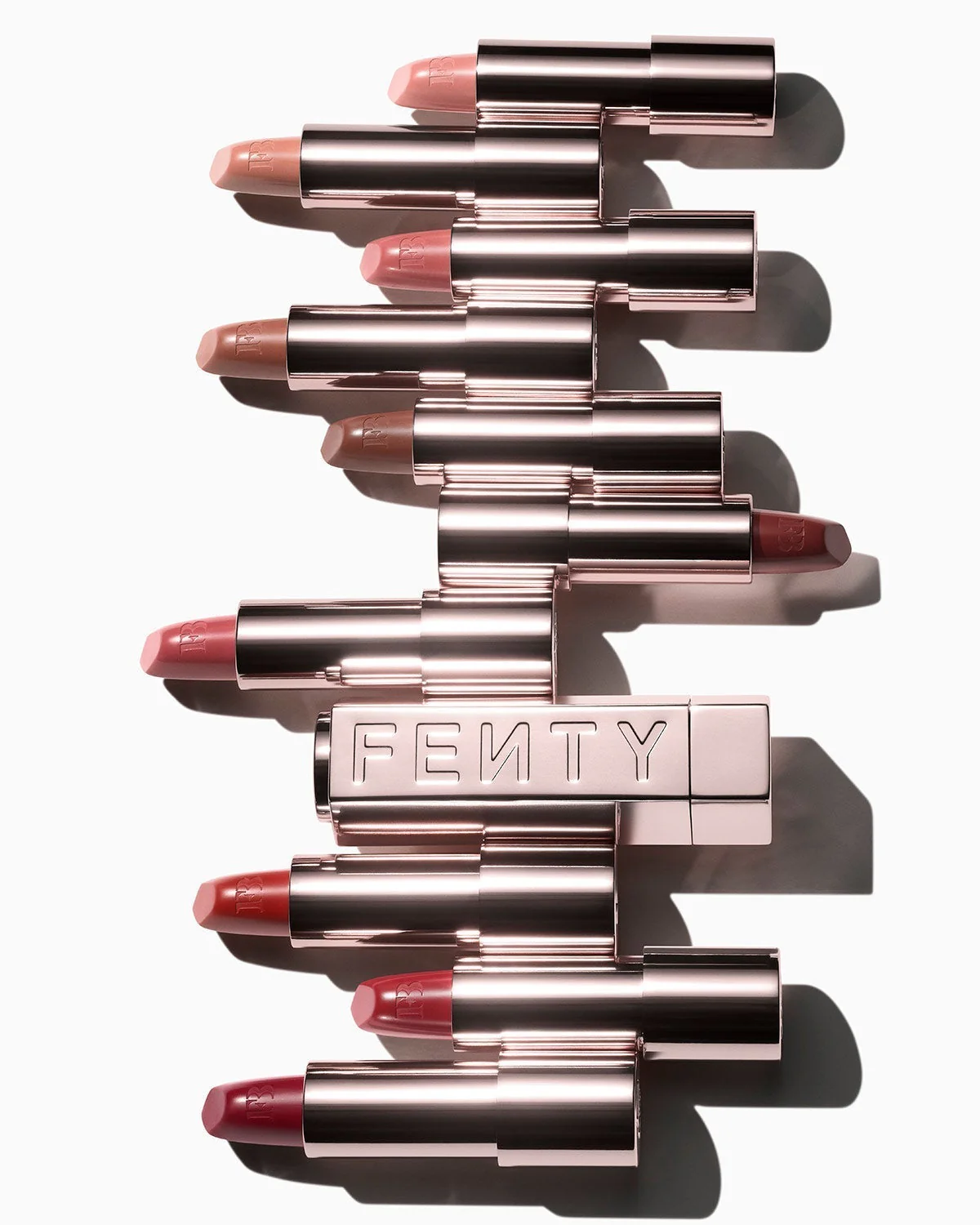 Fenty Icon The Fill Semi-Matte Refillable Lipstick — Pose Queen - Image 6