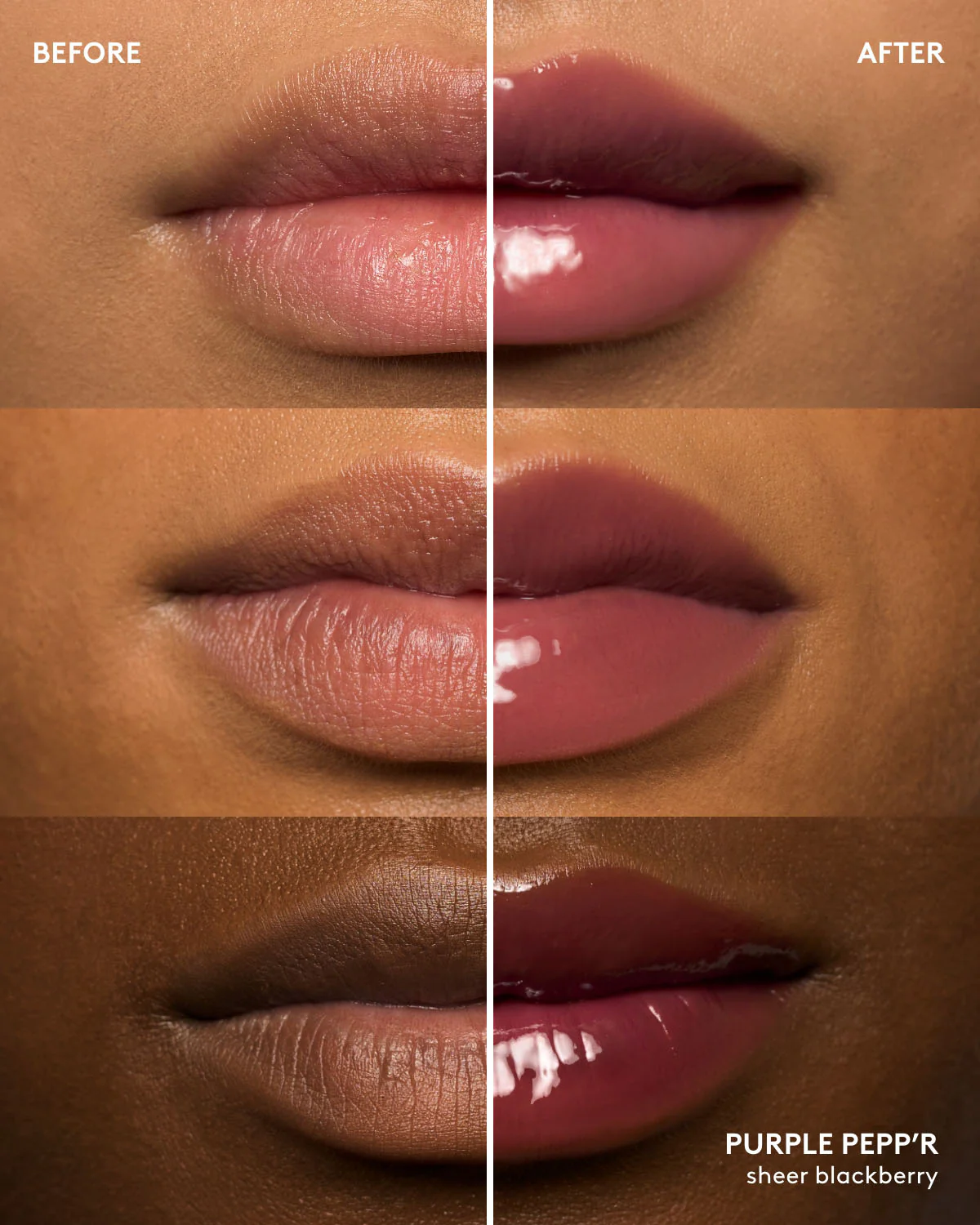 Gloss Bomb Heat Universal Lip Luminizer + Plumper — Purple Pepp'r - Image 3