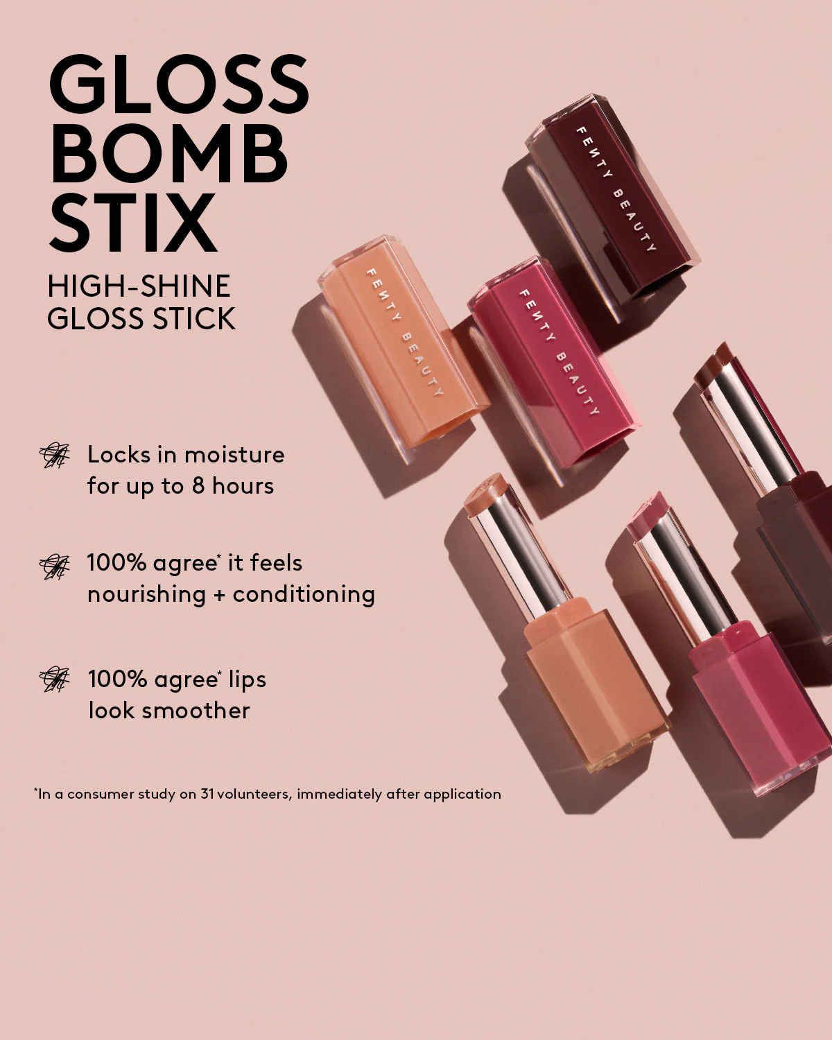 Gloss Bomb Stix High-Shine Gloss Stick — Rose Amber - Image 12
