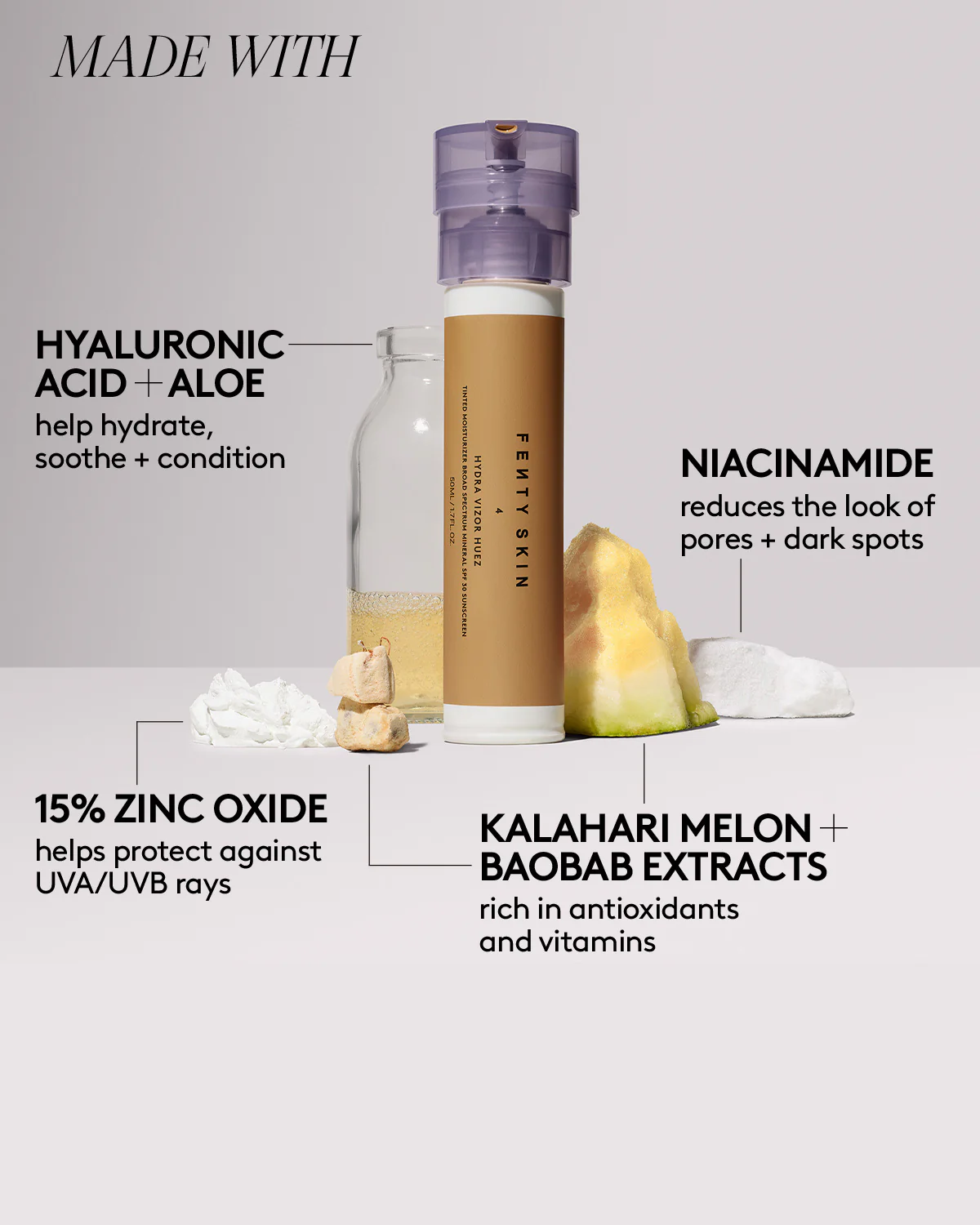 Hydra Vizor Huez Tinted Moisturizer Broad Spectrum Mineral SPF 30 Sunscreen — 10 - Image 5