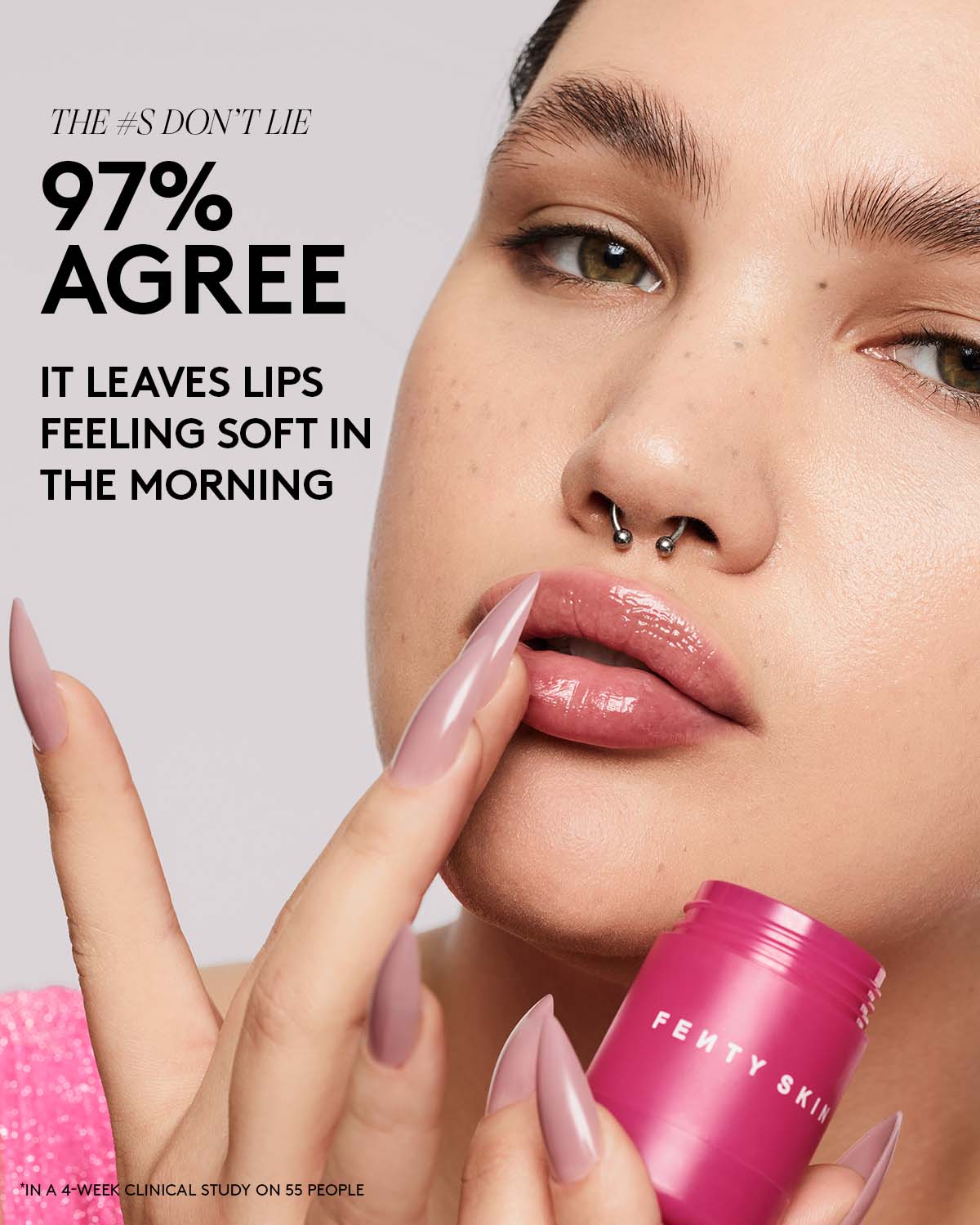 Plush Puddin' Intensive Recovery Lip Mask — Barbados Cherry - Image 4