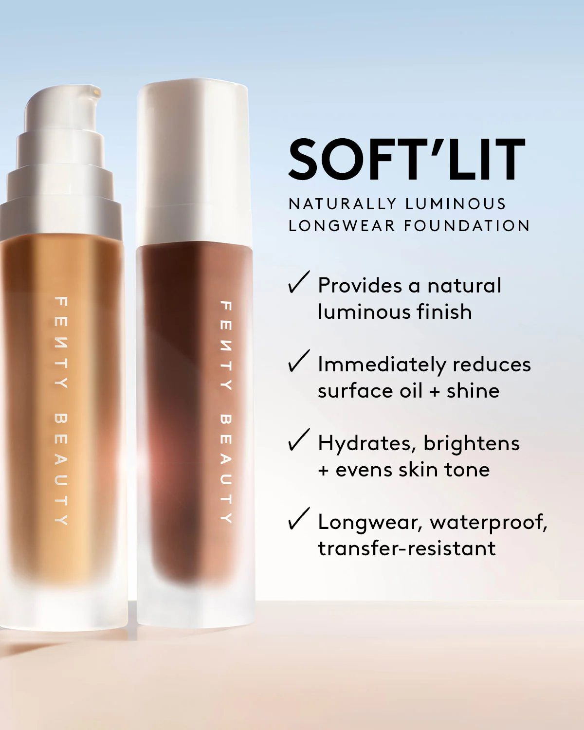 Soft'lit Naturally Luminous Longwear Foundation — 345 - Image 5