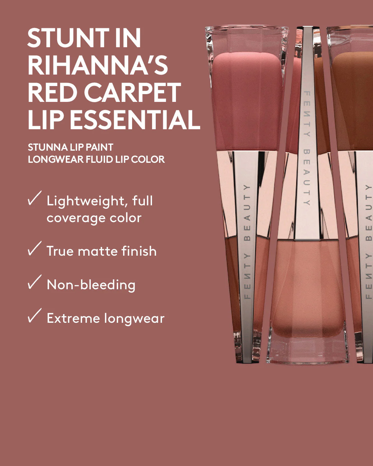 Stunna Lip Paint Longwear Fluid Lip Color — RiRi - Image 8