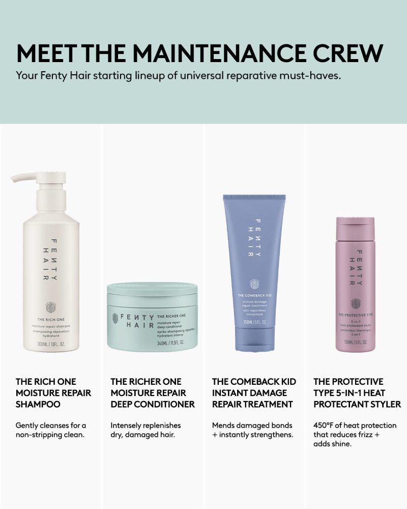 FH661950 FENTY HAIR LAUNCH PDP INFOGRAPHICS MAINTENANCE