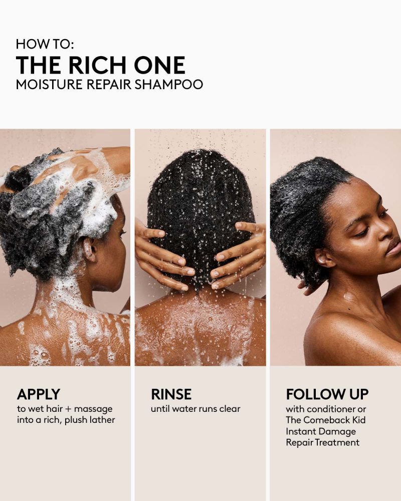 FH661950 FENTY HAIR LAUNCH PDP INFOGRAPHICS RICHONE SHAMPOO HOW